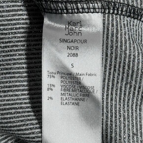 Karl‎ Marc John Shirt Womens Small Gray Sweatshirt Casual Neutral Minimalist - Picture 6 of 8
